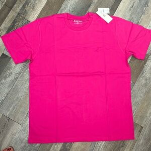 Staple pigeon pink magenta blank tee T-shirt NWT Embroidere minimalist unisex XL